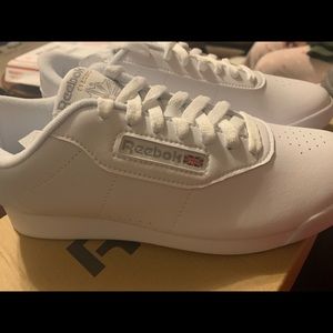 White Reebok Classic Princess Training Sneakers